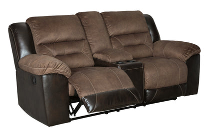 Earhart Chestnut Reclining Loveseat with Console - 2910194 - Bien Home Furniture &amp; Electronics