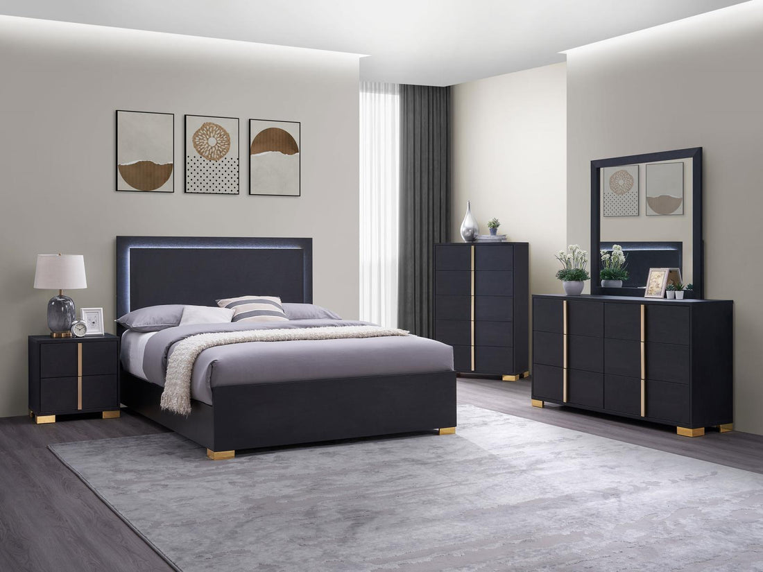 EASTERN KING BED 5 PC SET - 222831KE-S5 - Bien Home Furniture & Electronics