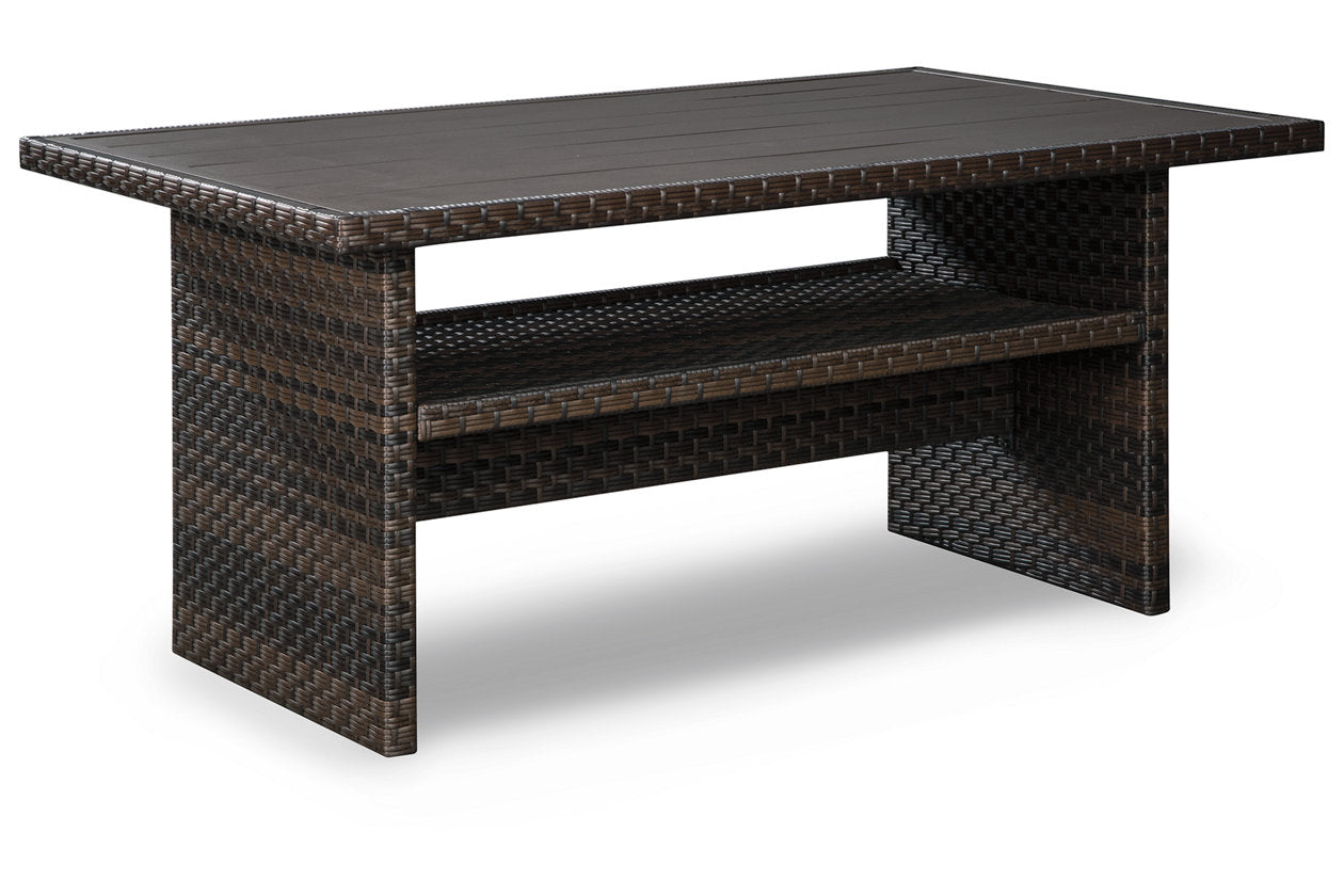 Easy Isle Dark Brown/Beige Multi-Use Table - P455-625 - Bien Home Furniture & Electronics