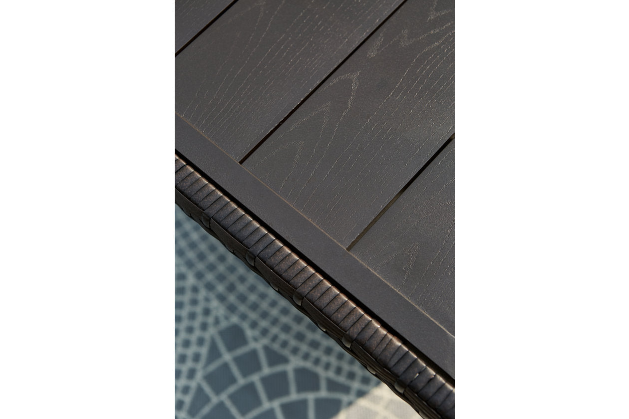 Easy Isle Dark Brown/Beige Multi-Use Table - P455-625 - Bien Home Furniture & Electronics