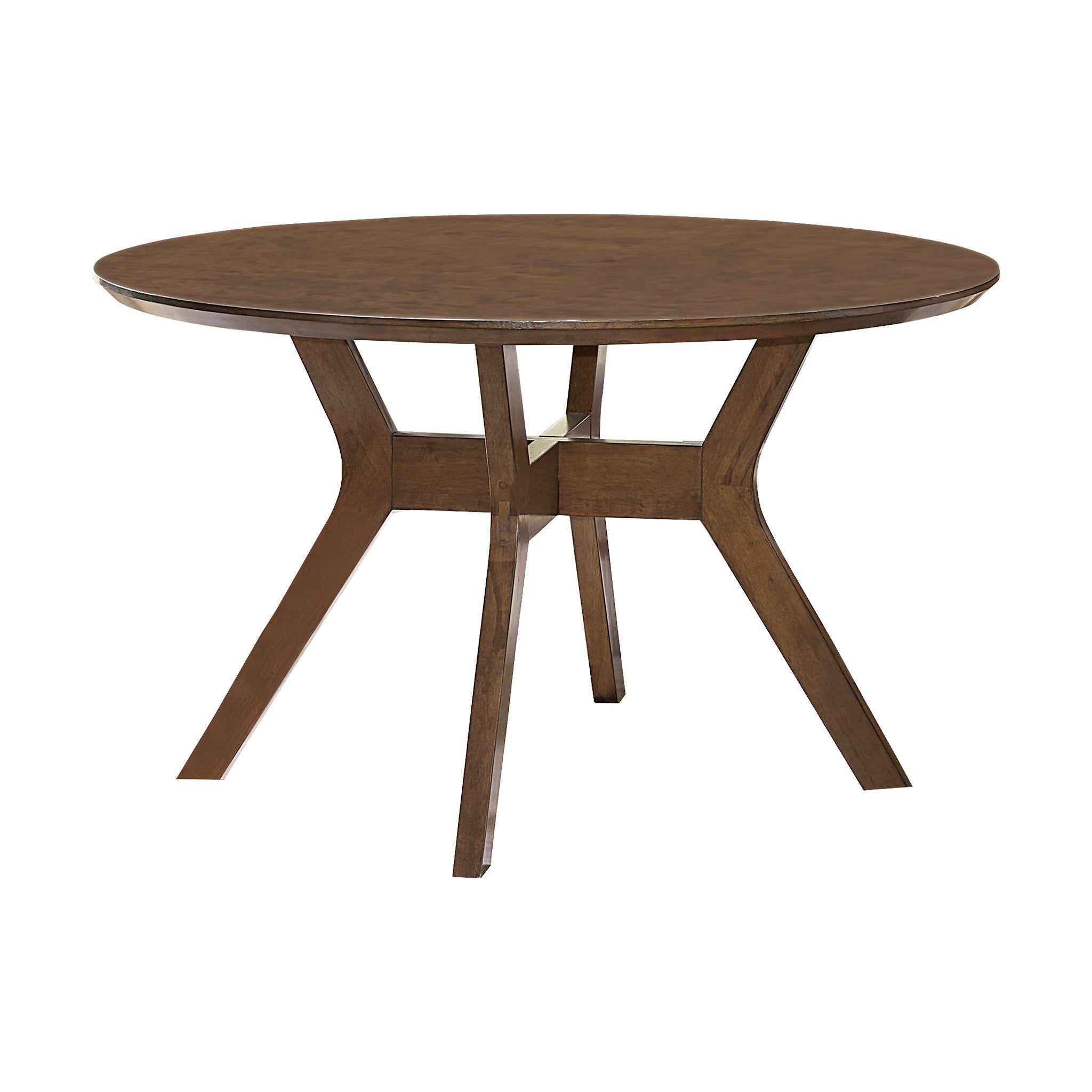 Edam Brown Round Dining Table - 5492-52 - Bien Home Furniture &amp; Electronics