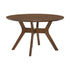 Edam Brown Round Dining Table - 5492-52 - Bien Home Furniture & Electronics
