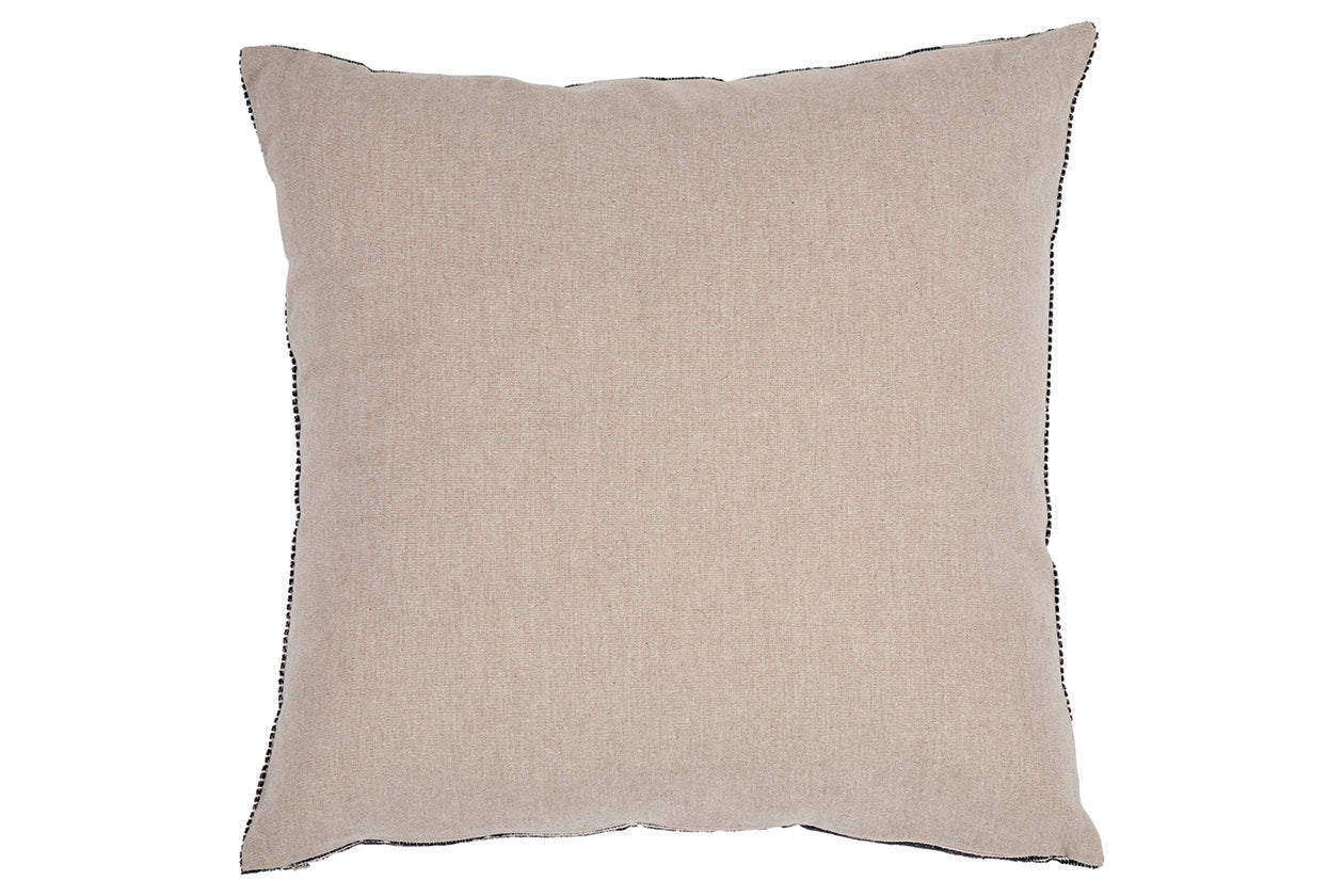 Edelmont Black/Linen Pillow - A1000962P - Bien Home Furniture & Electronics
