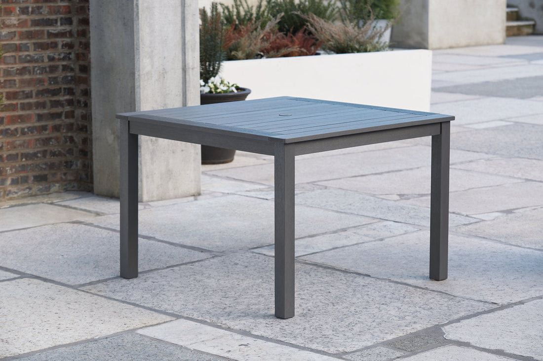 Eden Town Gray Outdoor Dining Table - P358-615 - Bien Home Furniture &amp; Electronics