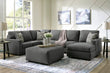 Edenfield Charcoal RAF Sectional - SET | 2900317 | 2900334 | 2900348 | 2900308 - Bien Home Furniture & Electronics