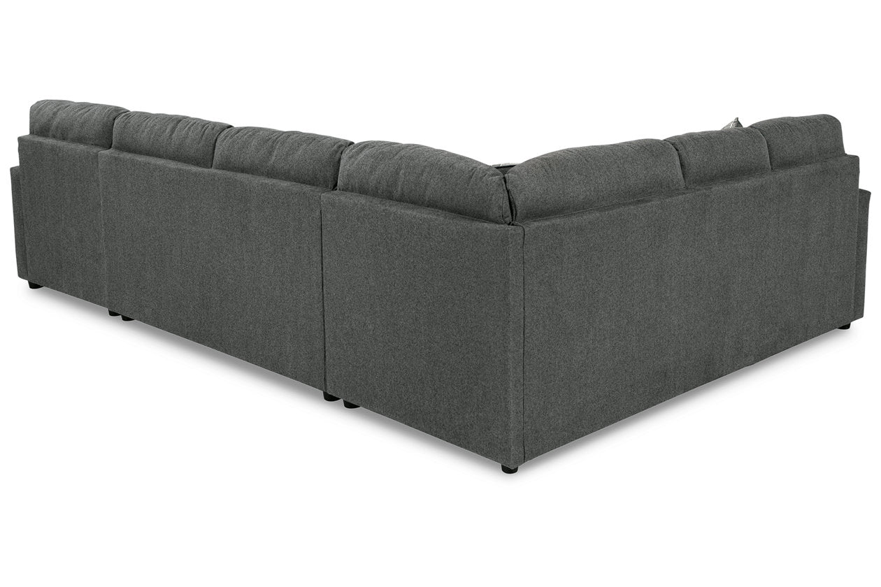 Edenfield Charcoal RAF Sectional - SET | 2900317 | 2900334 | 2900348 | 2900308 - Bien Home Furniture & Electronics