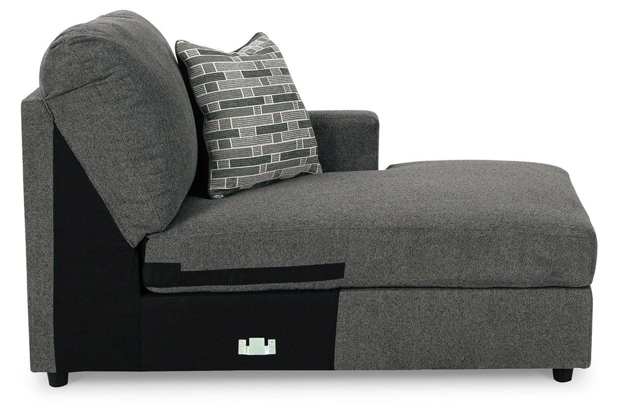 Edenfield Charcoal Right-Arm Facing Corner Chaise - 2900317 - Bien Home Furniture & Electronics