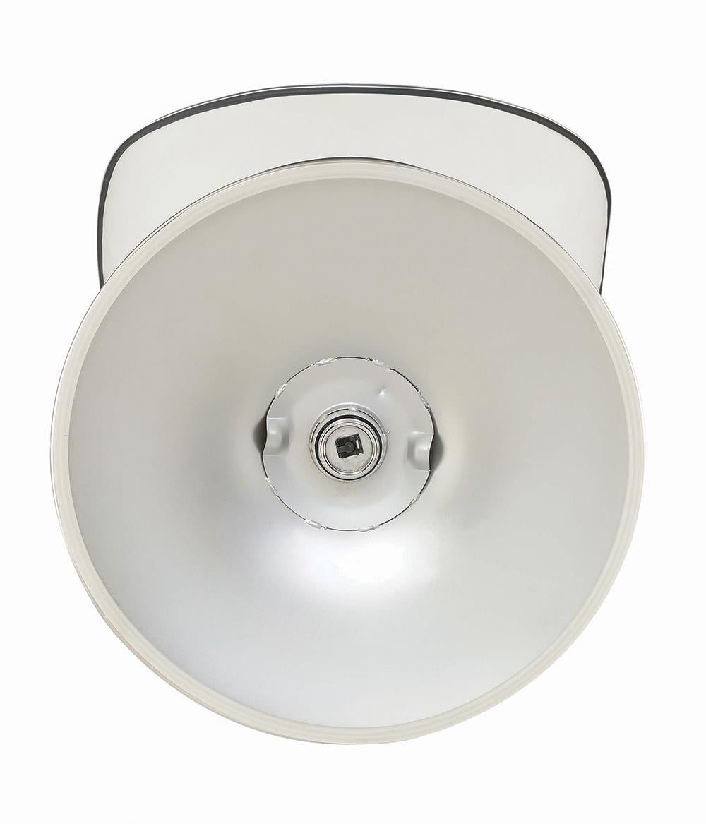 Edenton White/Chrome Upholstered Adjustable Height Bar Stools, Set of 2 - 120389 - Bien Home Furniture & Electronics