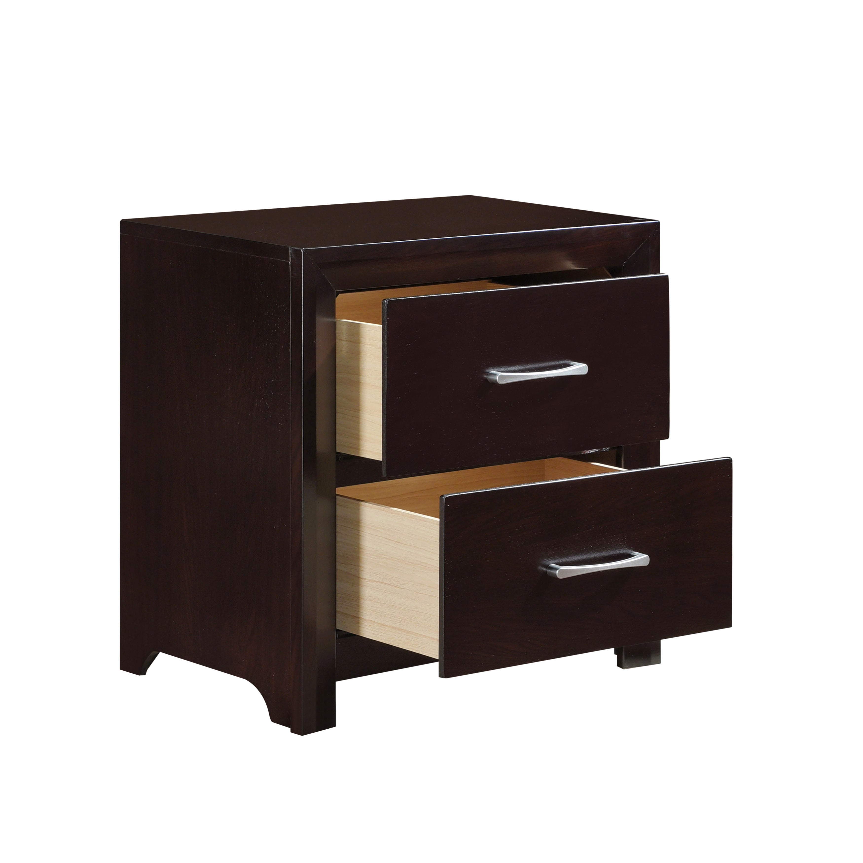 Edina Espresso Upholstered Panel Youth Bedroom Set - SET | 2145F-1 | 2145F-2 | 2145F-3 | 2145-5 | 2145-6 | 2145-4 | 2145-9 - Bien Home Furniture &amp; Electronics