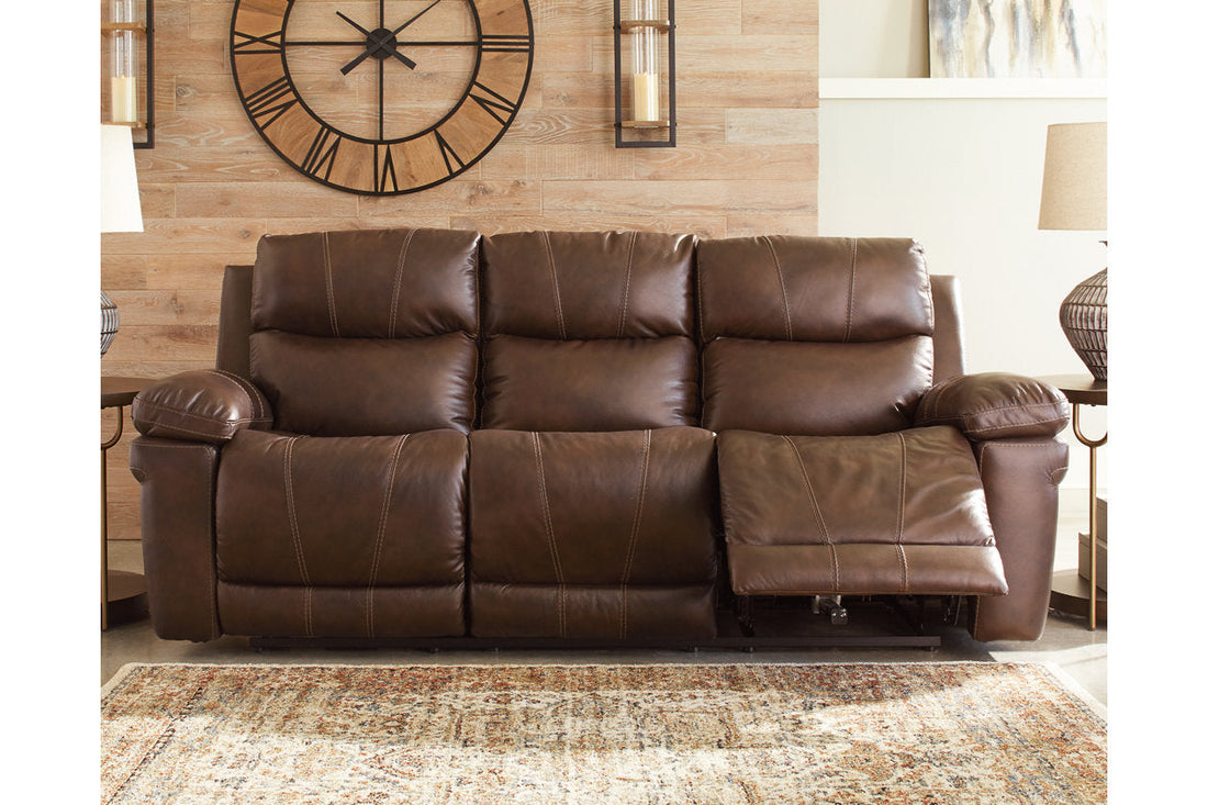 Edmar Chocolate Power Reclining Sofa - U6480515 - Bien Home Furniture &amp; Electronics