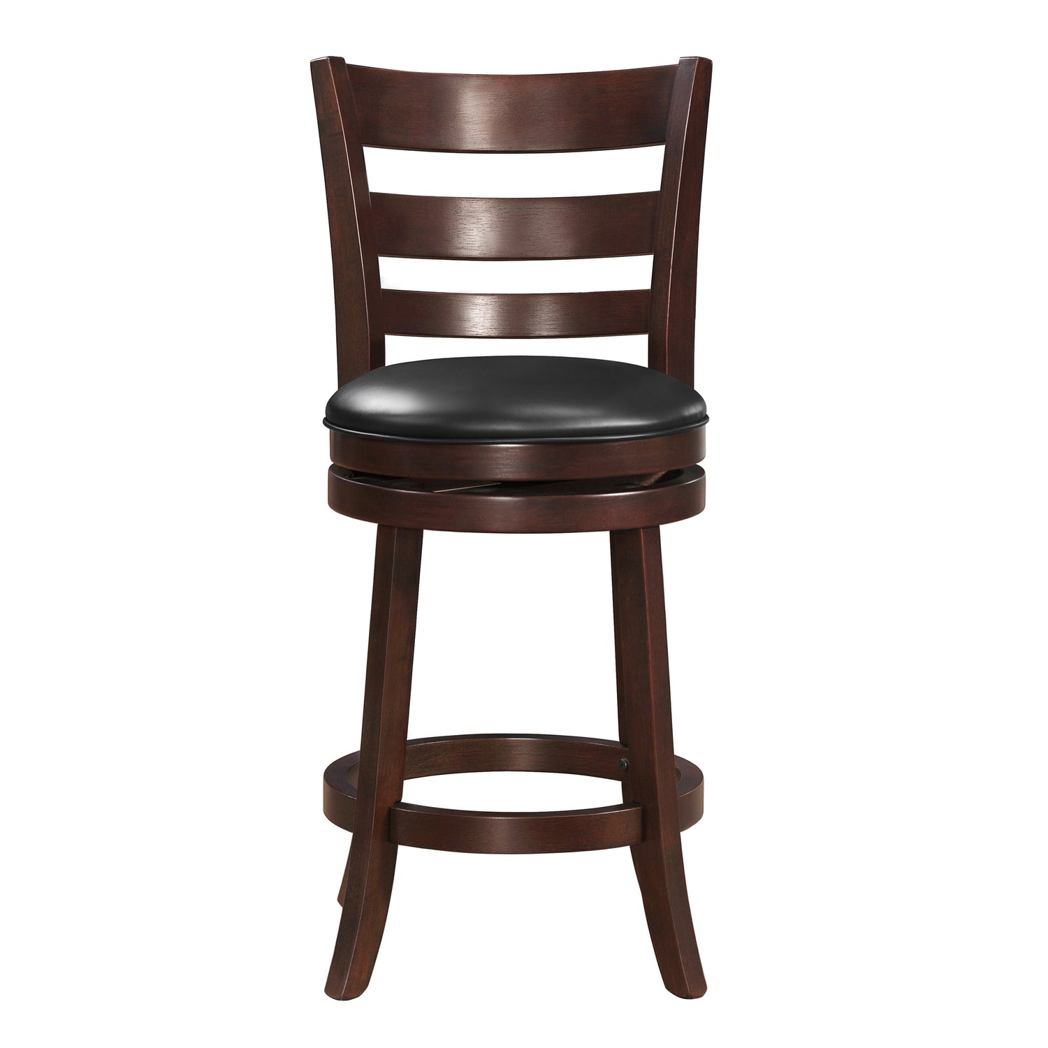 Edmond Dark Cherry Swivel Counter Height Chair - 1144E-24S - Bien Home Furniture & Electronics
