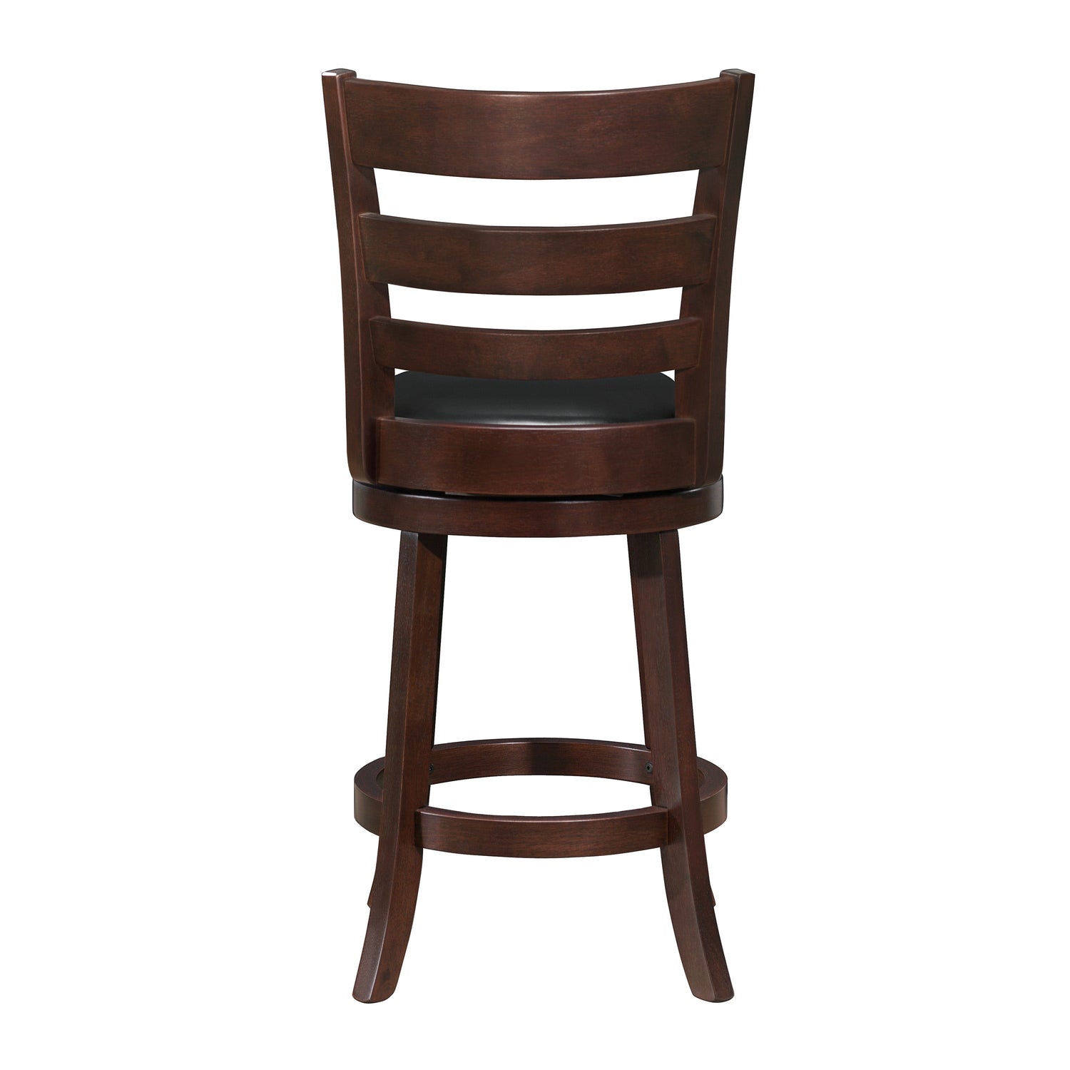 Edmond Dark Cherry Swivel Counter Height Chair - 1144E-24S - Bien Home Furniture & Electronics