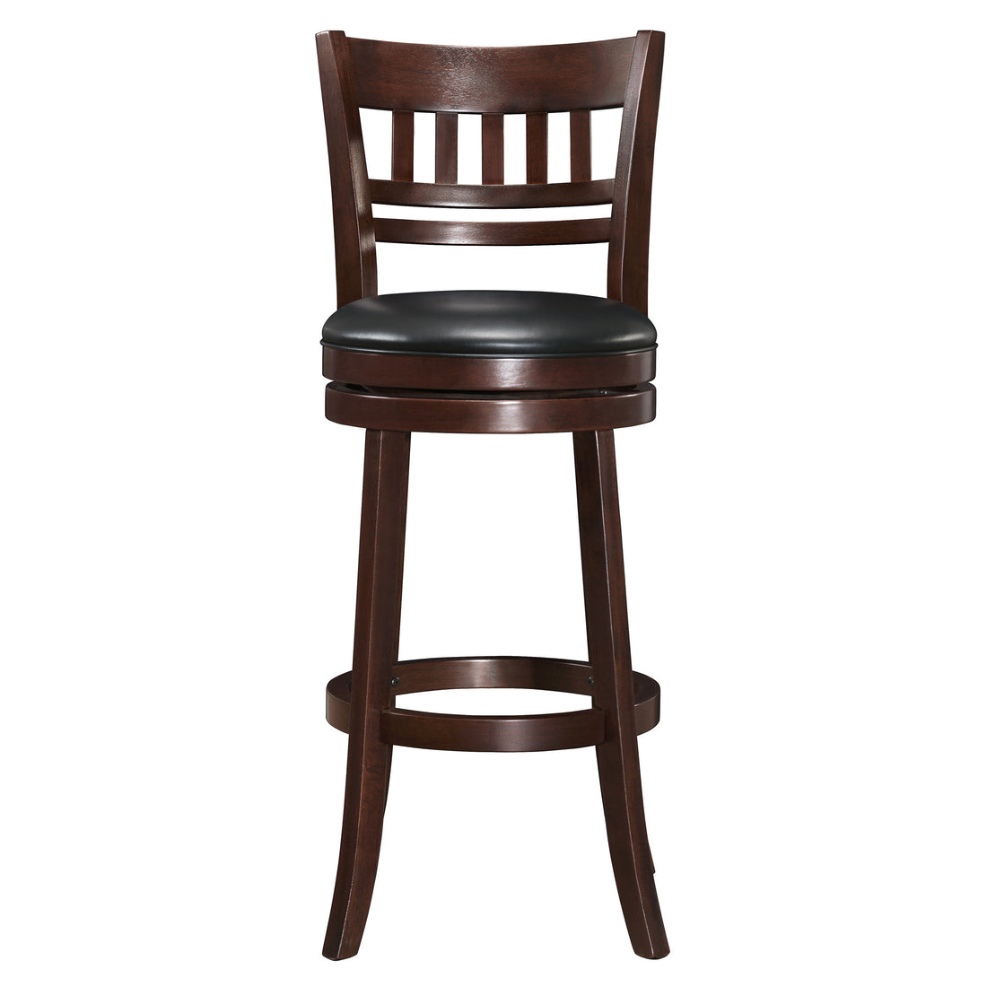 Edmond Dark Cherry Swivel Pub Height Chair - 1140E-29S - Bien Home Furniture &amp; Electronics