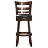 Edmond Dark Cherry Swivel Pub Height Chair - 1144E-29S - Bien Home Furniture & Electronics