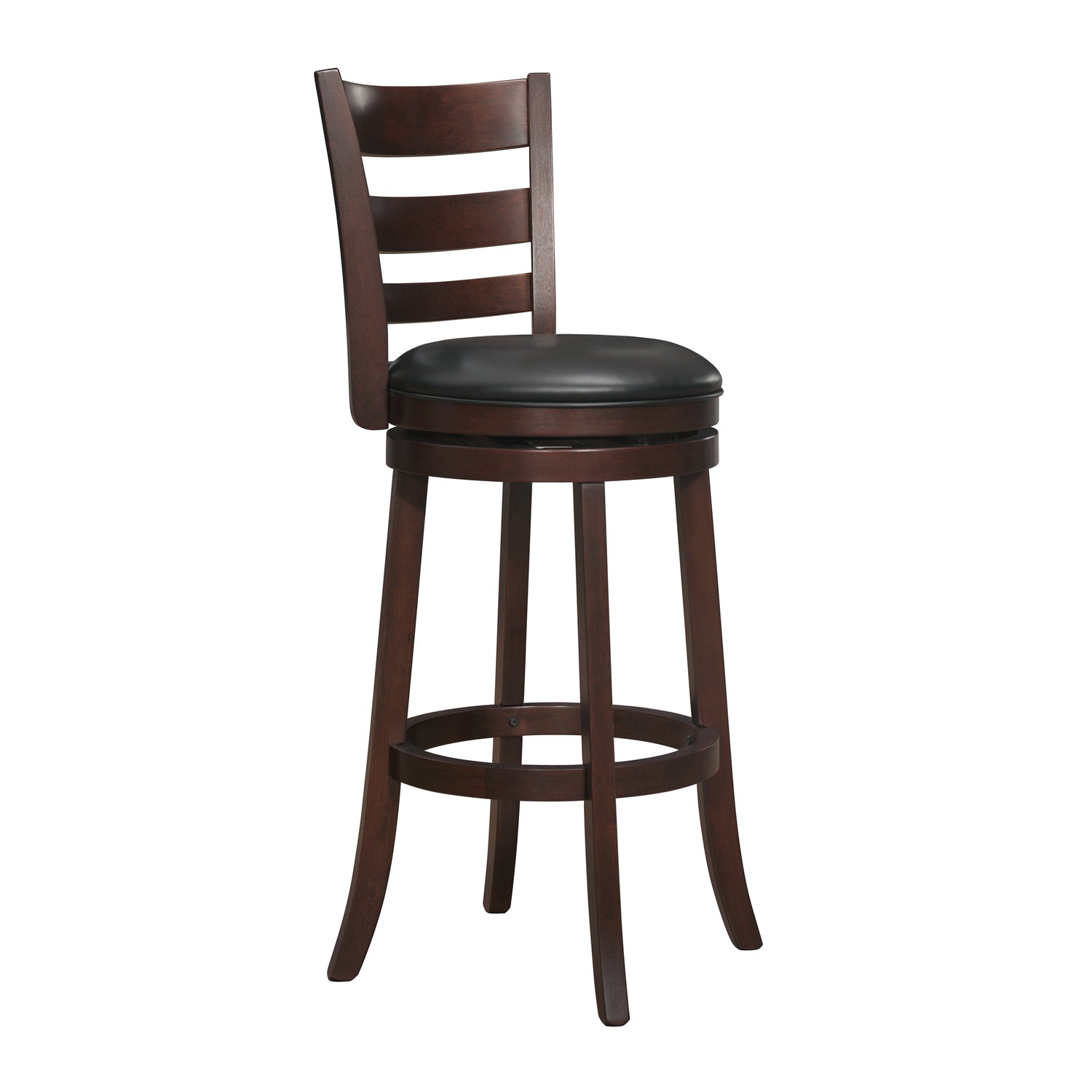 Edmond Dark Cherry Swivel Pub Height Chair - 1144E-29S - Bien Home Furniture &amp; Electronics
