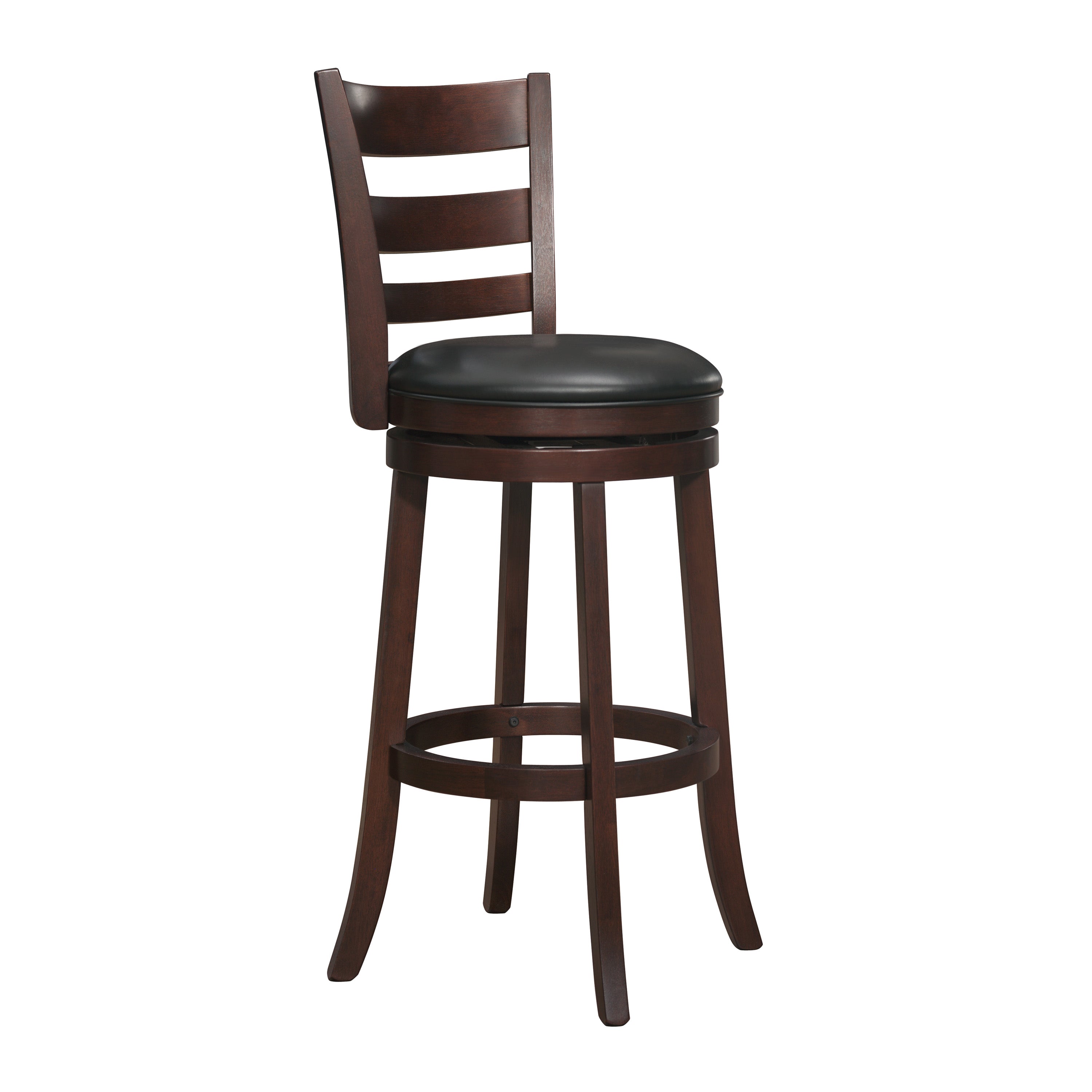 Edmond Dark Cherry Swivel Pub Height Chair - 1144E-29S - Bien Home Furniture & Electronics