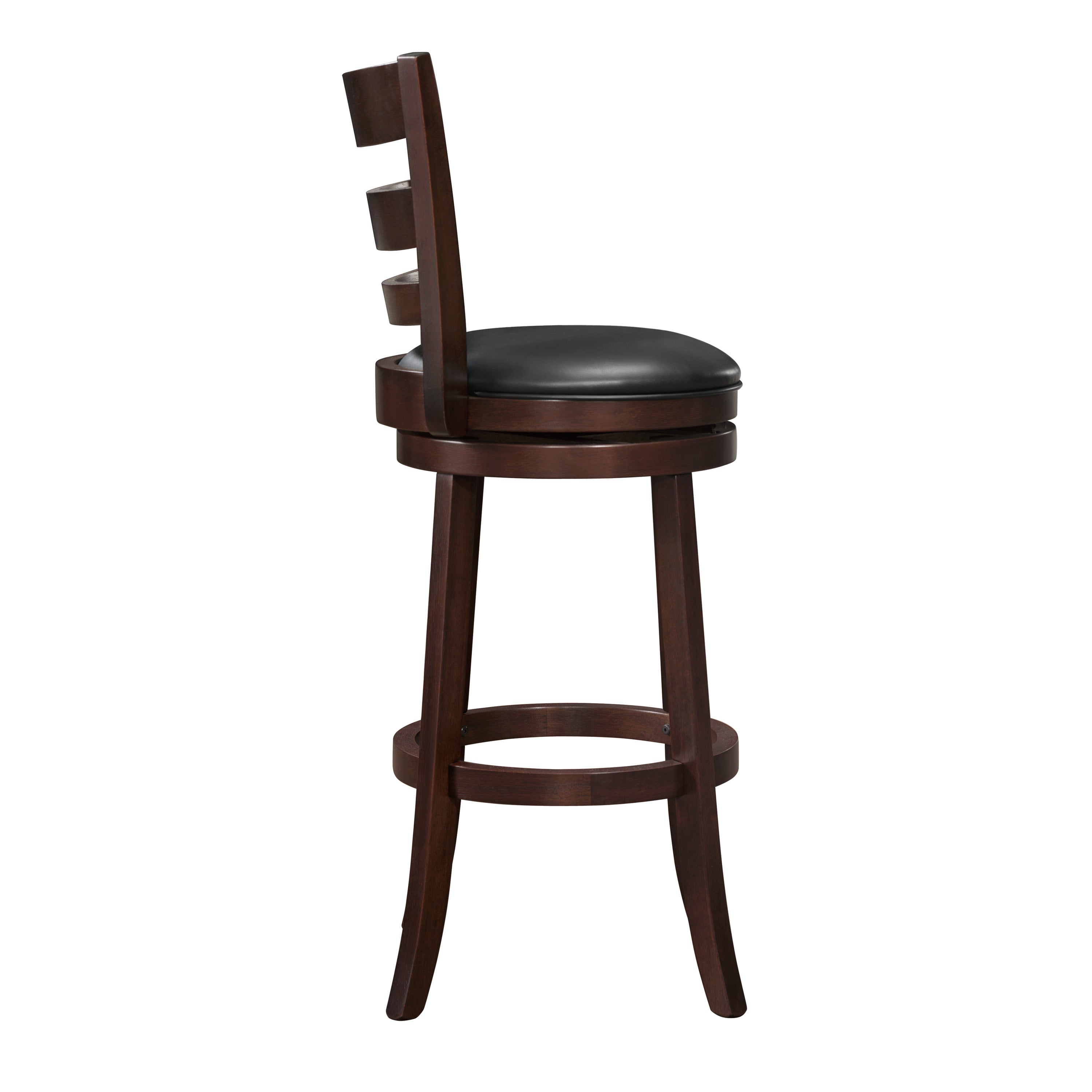 Edmond Dark Cherry Swivel Pub Height Chair - 1144E-29S - Bien Home Furniture & Electronics