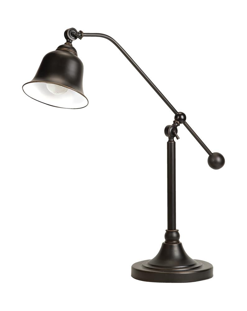 Eduardo Bell Shade Table Lamp Dark Bronze - 901186 - Bien Home Furniture &amp; Electronics