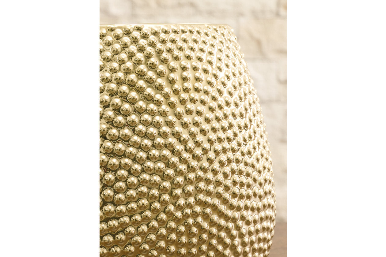 Efim Gold Finish Vase - A2000575 - Bien Home Furniture & Electronics