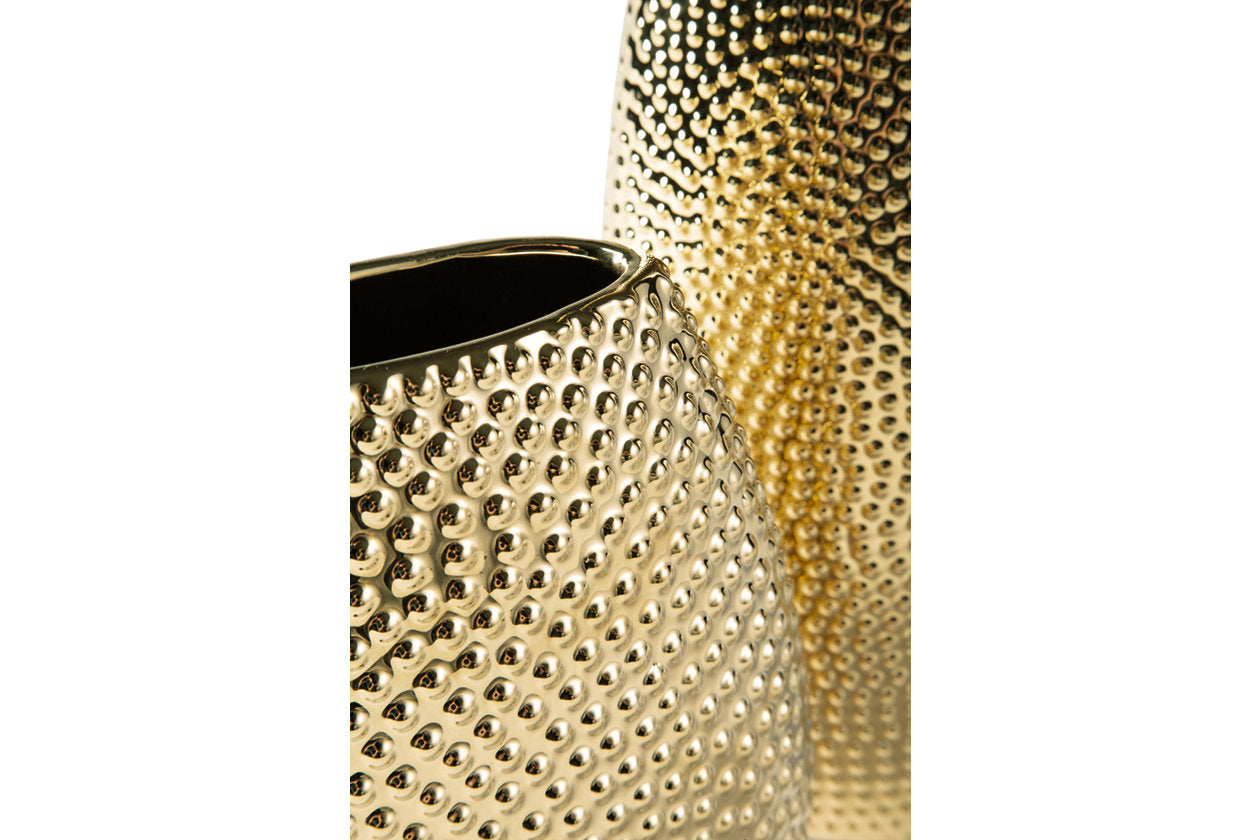Efim Gold Finish Vase - A2000575 - Bien Home Furniture & Electronics