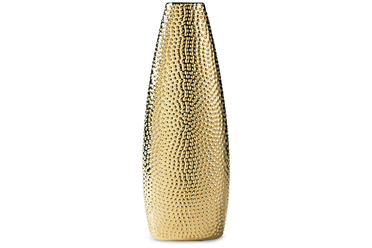 Efim Gold Finish Vase - A2000576 - Bien Home Furniture & Electronics