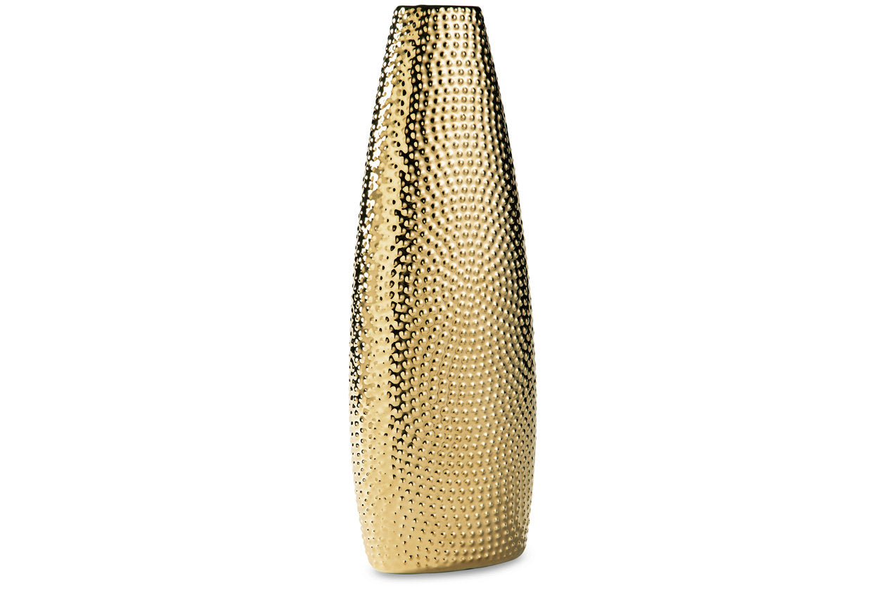 Efim Gold Finish Vase - A2000576 - Bien Home Furniture & Electronics