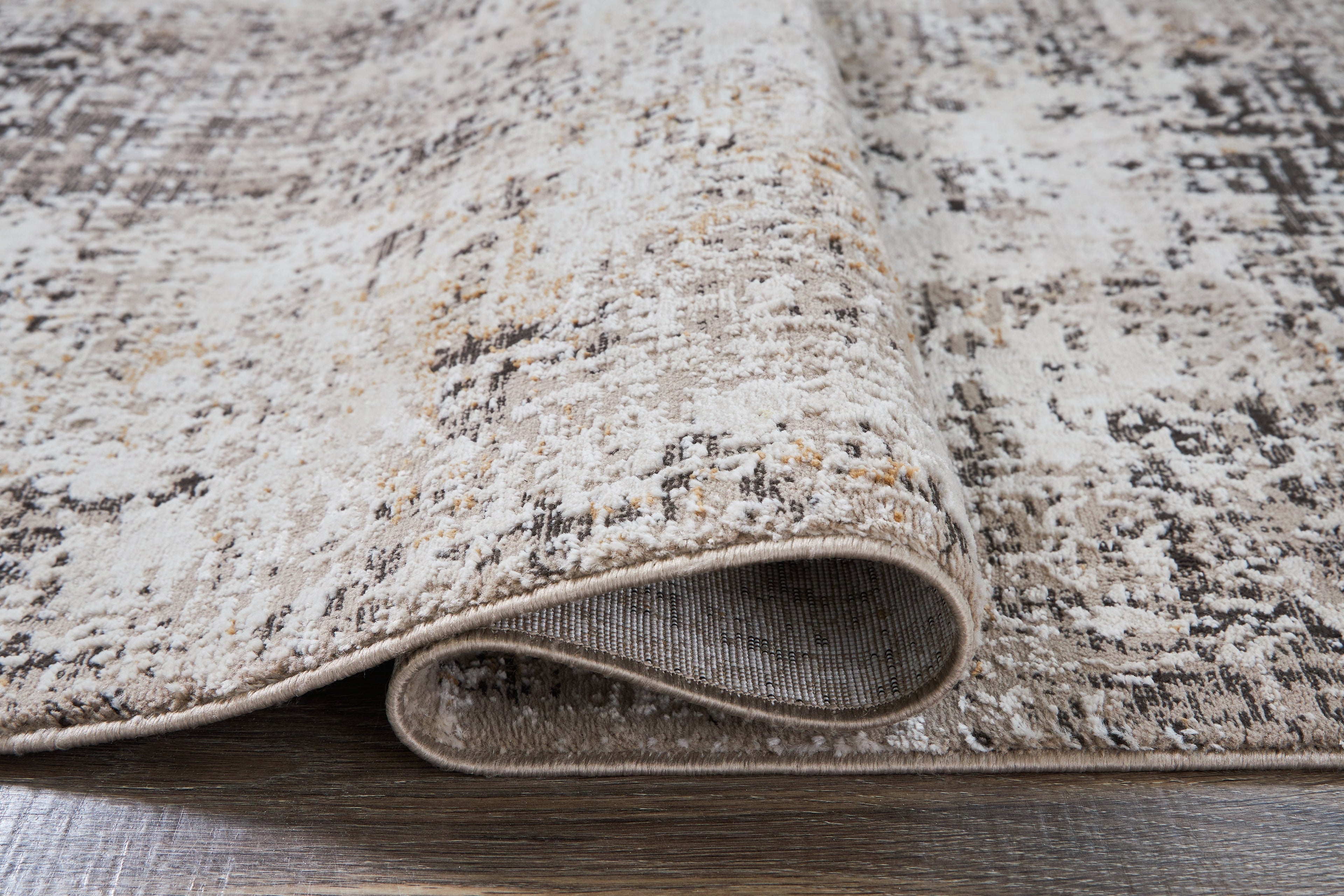 Elaning Black/Gray/Cream Medium Rug - R406702 - Bien Home Furniture & Electronics