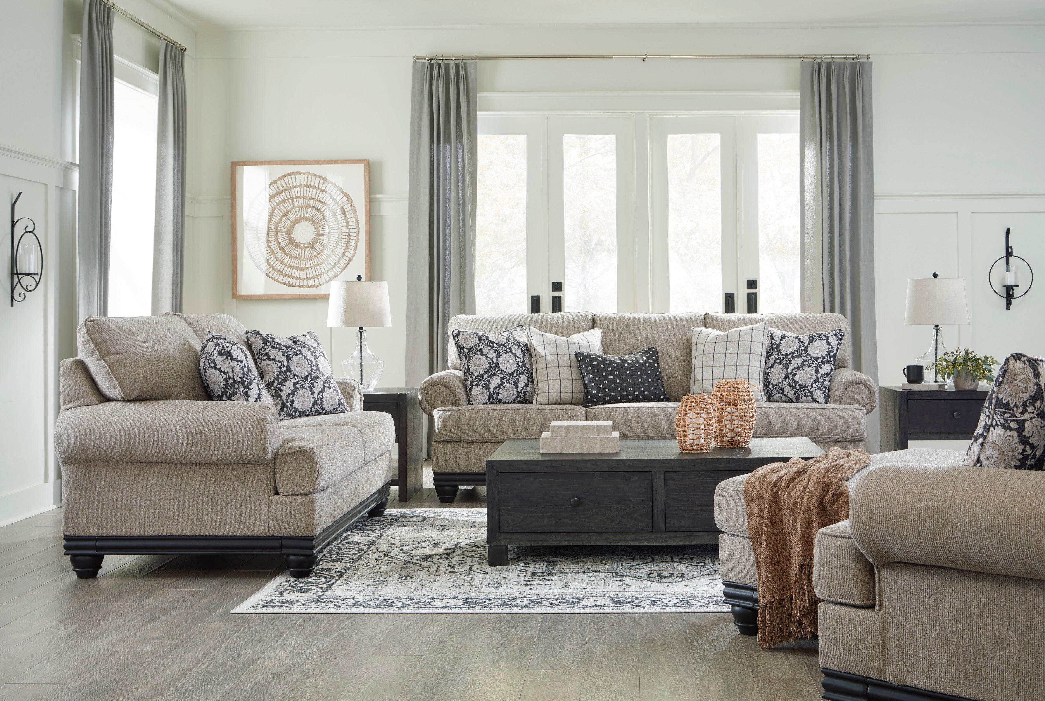 Elbiani Alloy Living Room Set - SET | 3870438 | 3870435 - Bien Home Furniture & Electronics