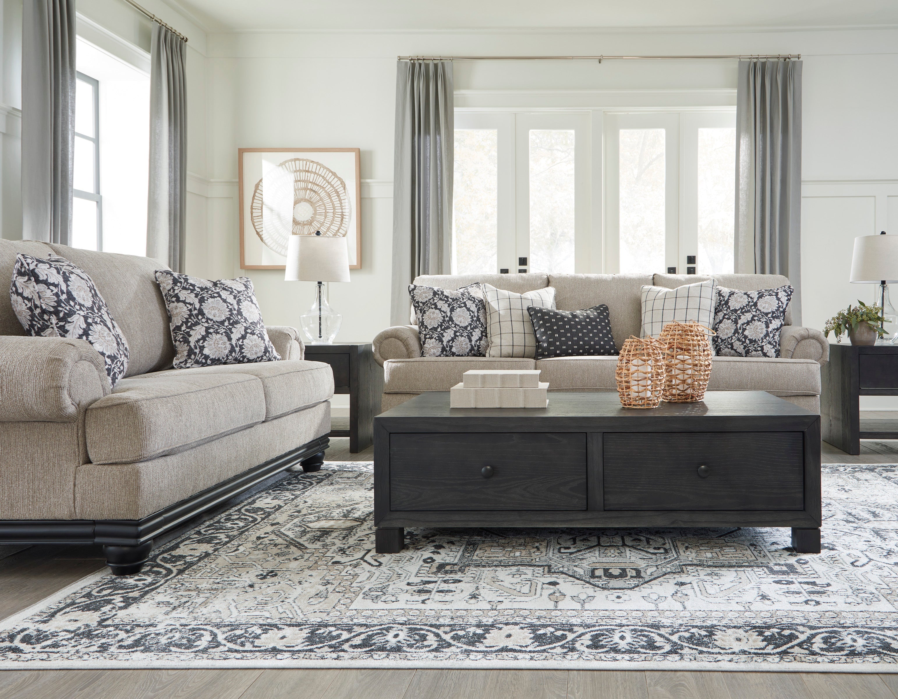 Elbiani Alloy Living Room Set - SET | 3870438 | 3870435 - Bien Home Furniture & Electronics