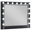 Eleanor Black Rectangular Mirror with Light - 223364 - Bien Home Furniture & Electronics