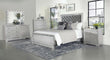 Eleanor Metallic White Panel Bedroom Set - SET | 223461Q | 223462 | 223465 - Bien Home Furniture & Electronics