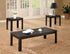 Elias 3-Piece Silhouette Occasional Set Black - 700225 - Bien Home Furniture & Electronics