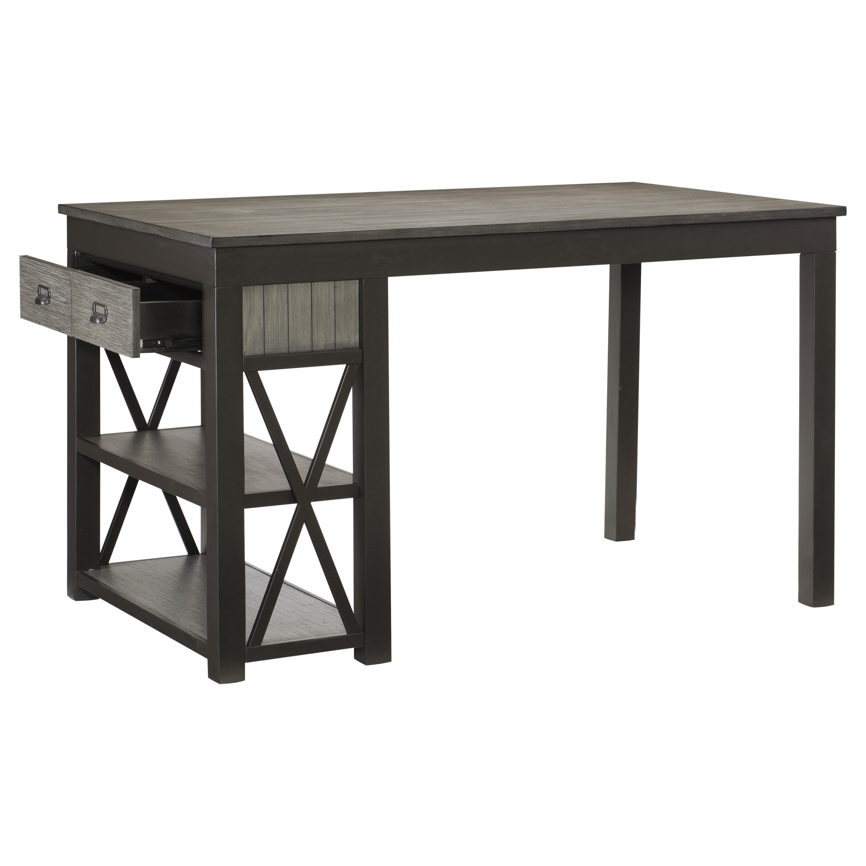 Elias Gray Counter Height Table - 5772-36* - Bien Home Furniture & Electronics