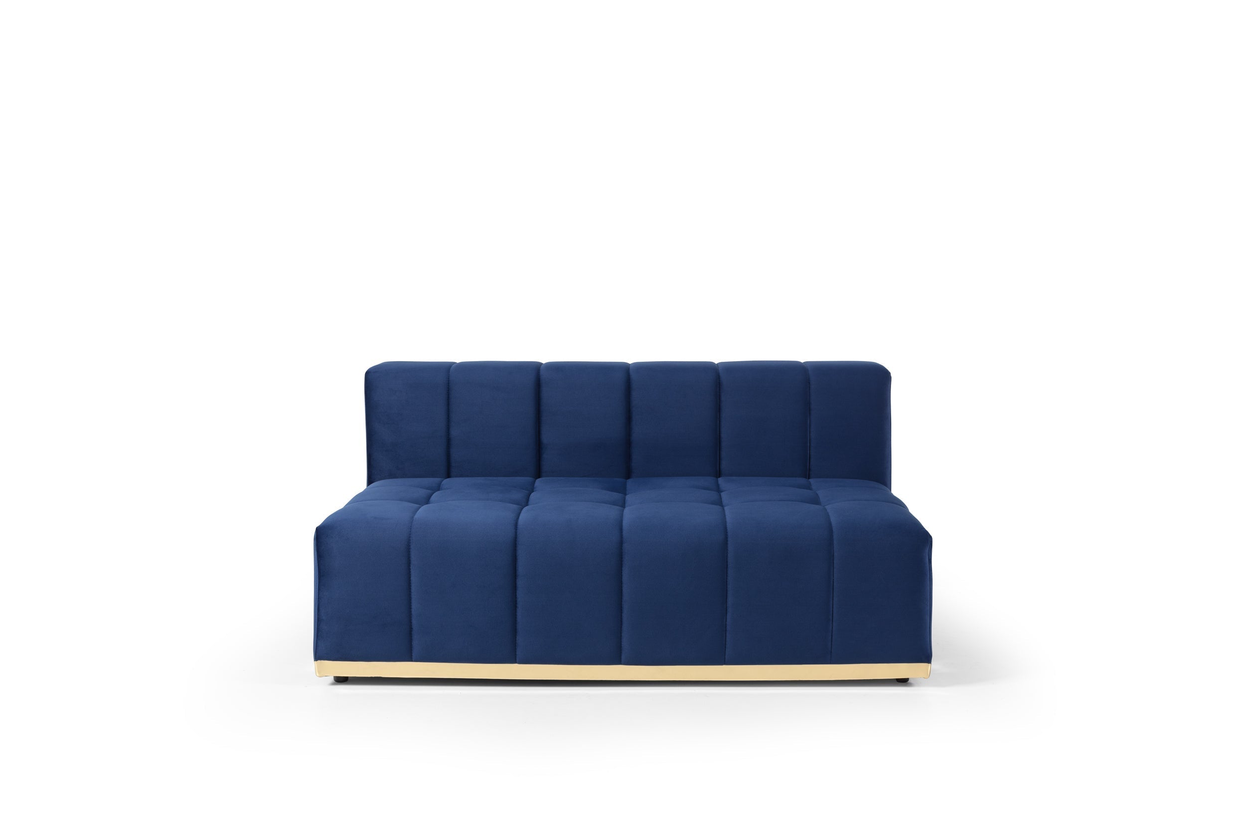 Elisha Navy Velvet Double Chaise Sectional - ELISHANAVY-SEC - Bien Home Furniture & Electronics