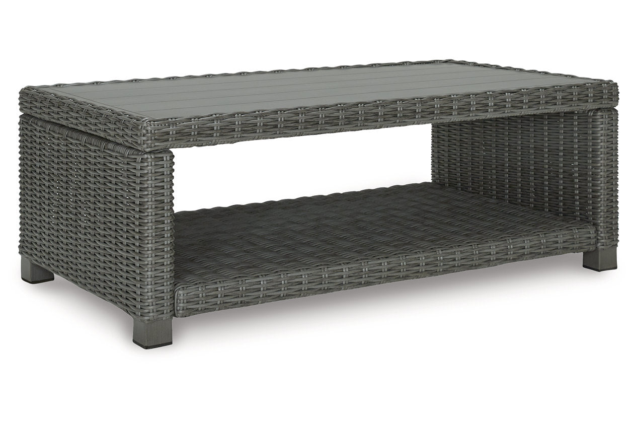 Elite Park Gray Outdoor Coffee Table - P518-701 - Bien Home Furniture & Electronics