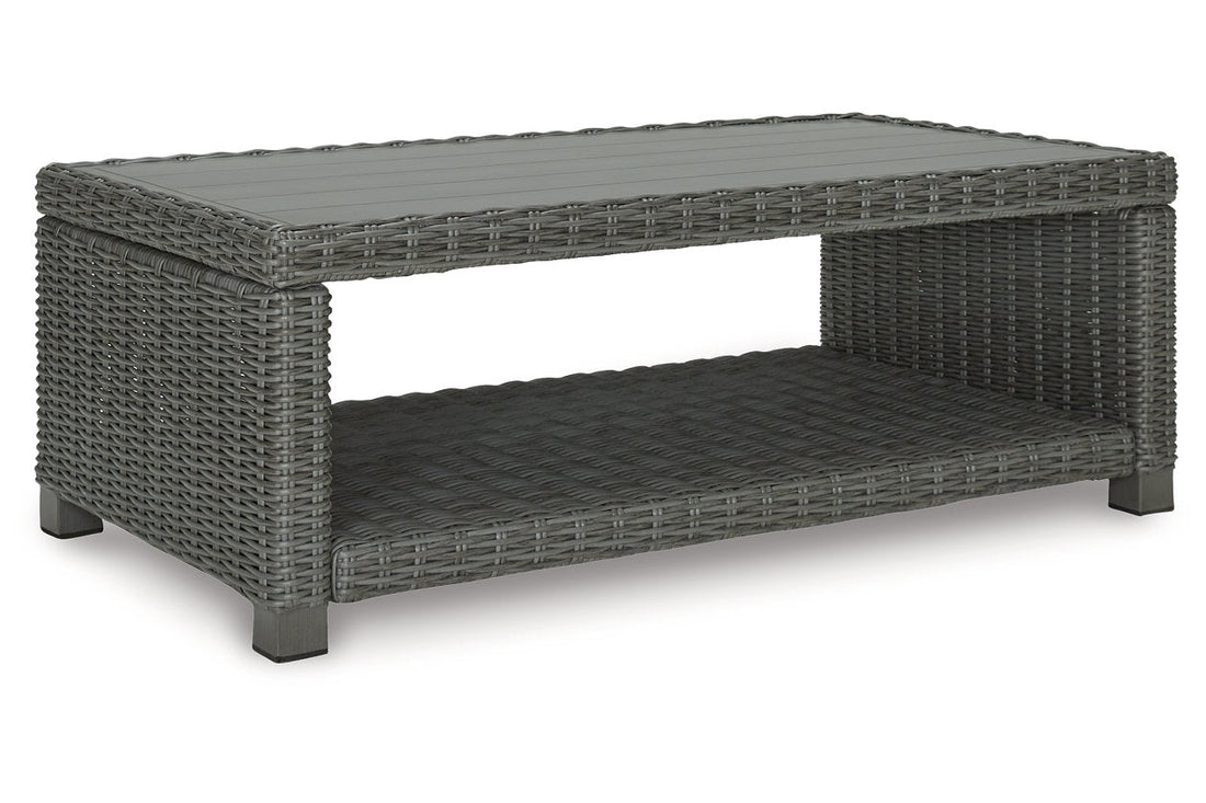 Elite Park Gray Outdoor Coffee Table - P518-701 - Bien Home Furniture &amp; Electronics