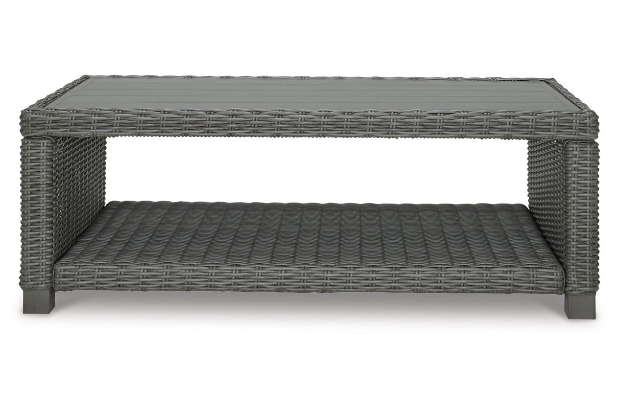 Elite Park Gray Outdoor Coffee Table - P518-701 - Bien Home Furniture & Electronics