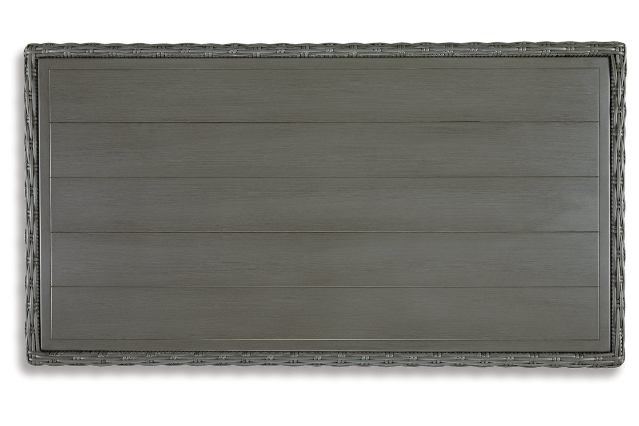 Elite Park Gray Outdoor Coffee Table - P518-701 - Bien Home Furniture & Electronics