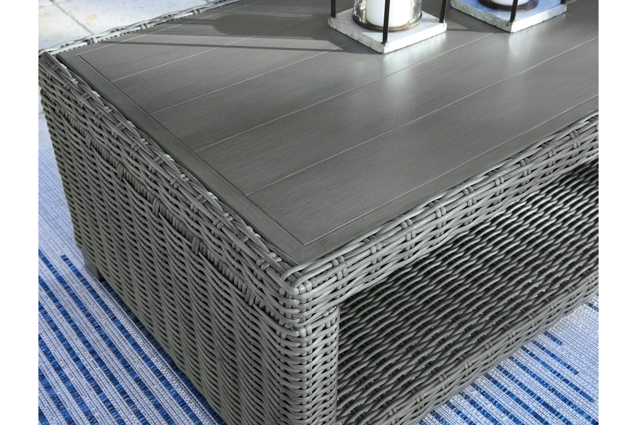 Elite Park Gray Outdoor Coffee Table - P518-701 - Bien Home Furniture & Electronics