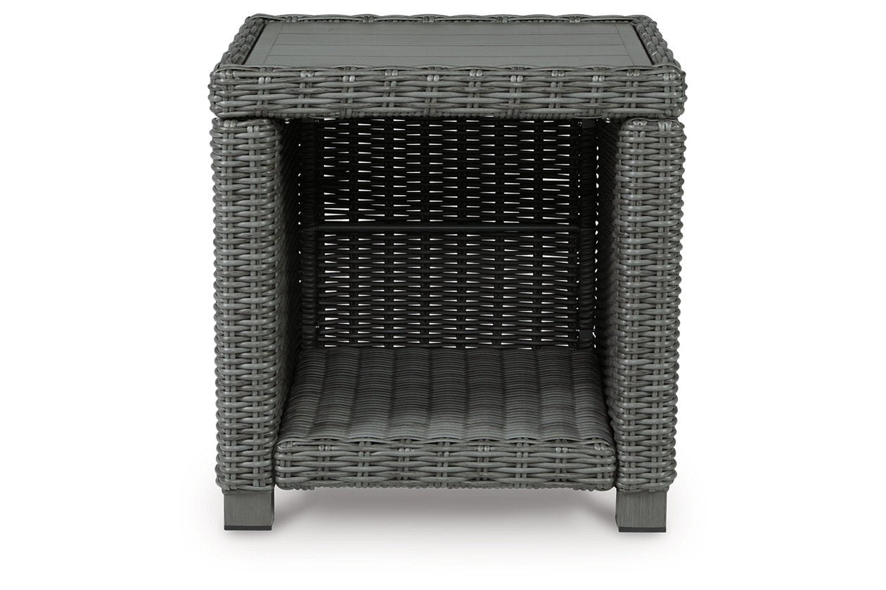 Elite Park Gray Outdoor End Table - P518-702 - Bien Home Furniture & Electronics