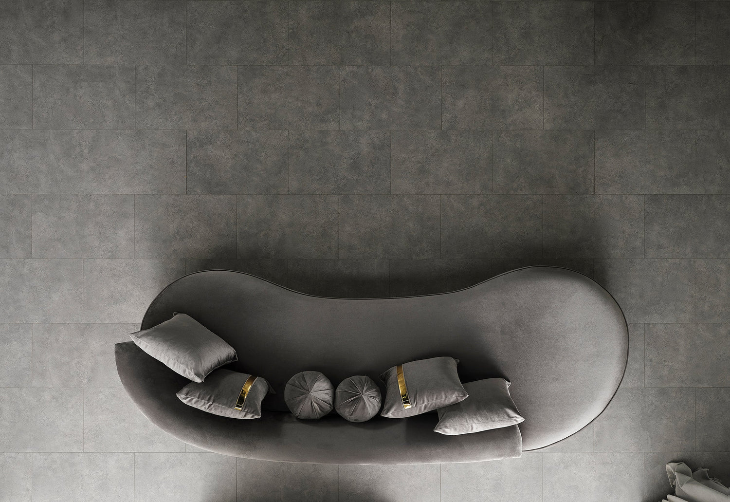 Ella Gray Velvet Chaise Lounge - ELLAGRAY-CH - Bien Home Furniture & Electronics