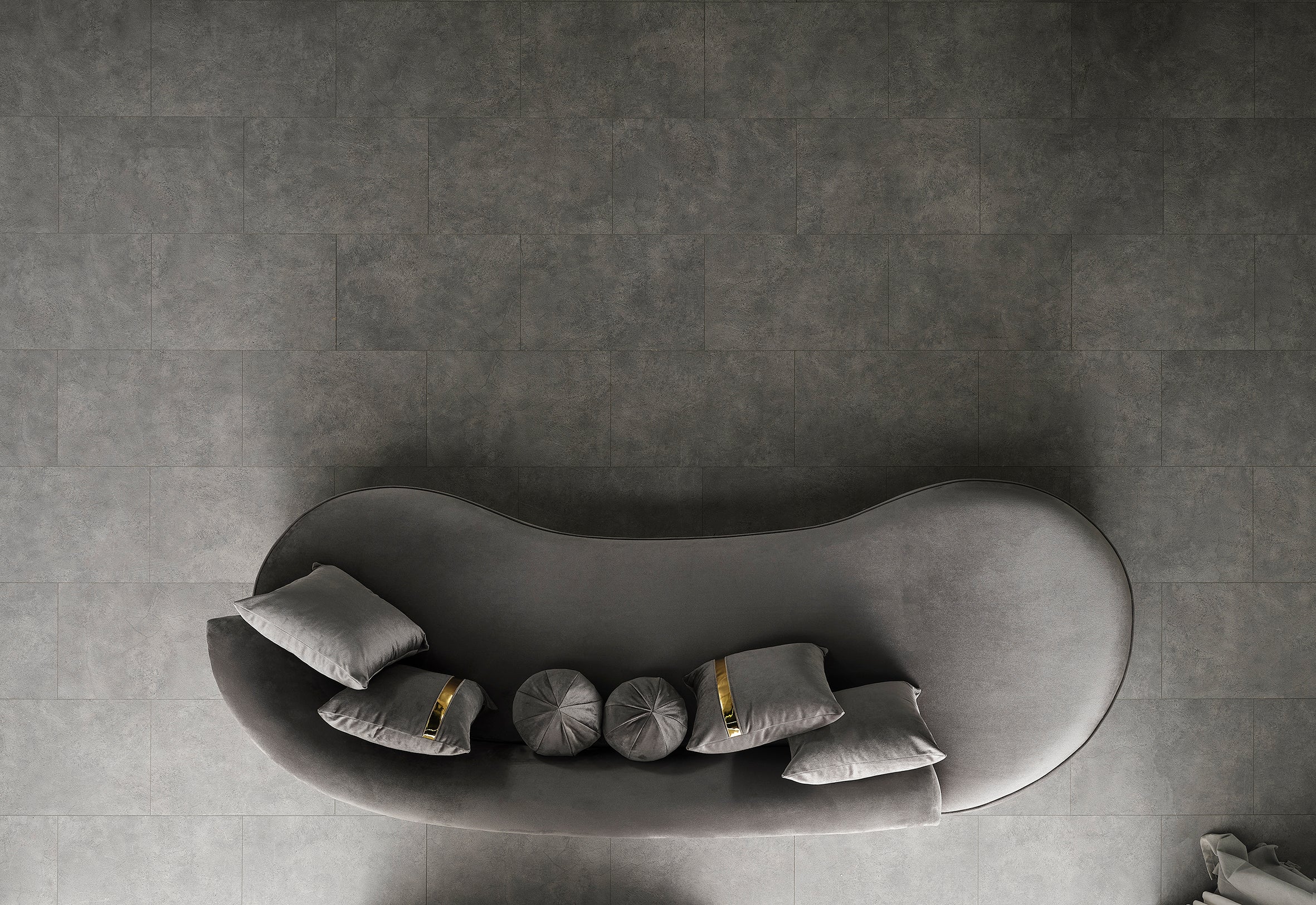 Ella Gray Velvet Chaise Lounge - ELLAGRAY-CH - Bien Home Furniture & Electronics
