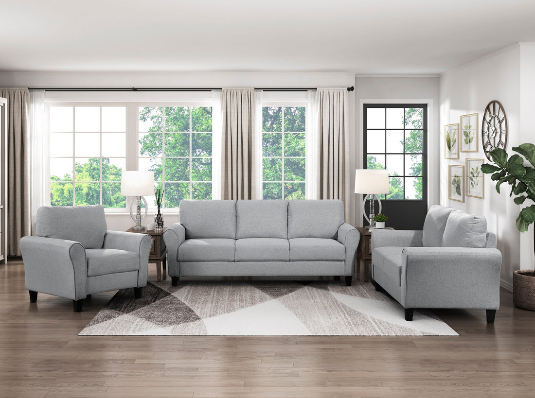 Ellery Dark Gray Chair - 9209DG-1 - Bien Home Furniture &amp; Electronics