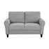 Ellery Dark Gray Loveseat - 9209DG-2 - Bien Home Furniture & Electronics
