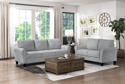 Ellery Dark Gray Loveseat - 9209DG-2 - Bien Home Furniture &amp; Electronics