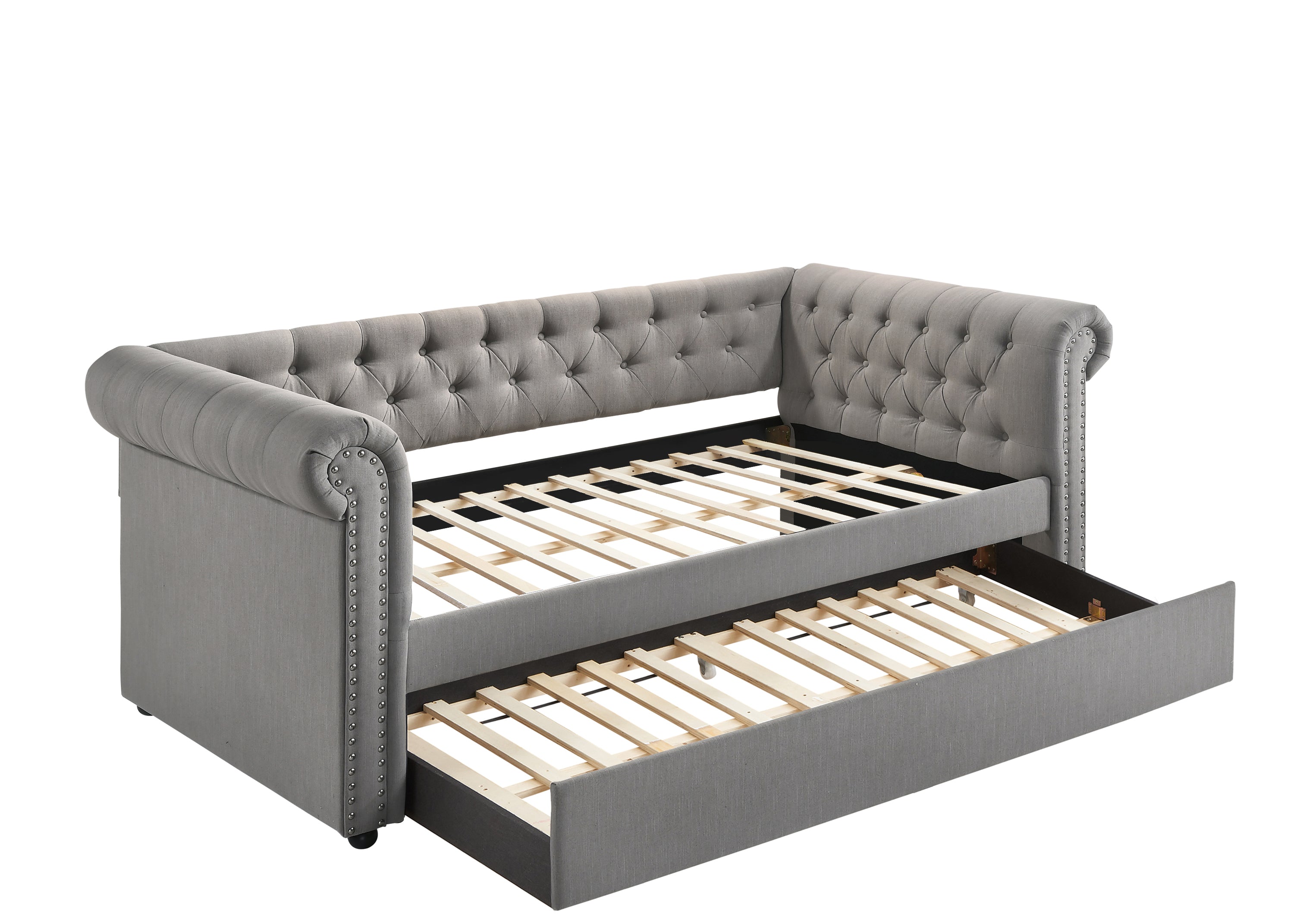 Ellie Gray Twin Daybed - SET | 5332DV-ARM | 5332DV-BACK - Bien Home Furniture & Electronics