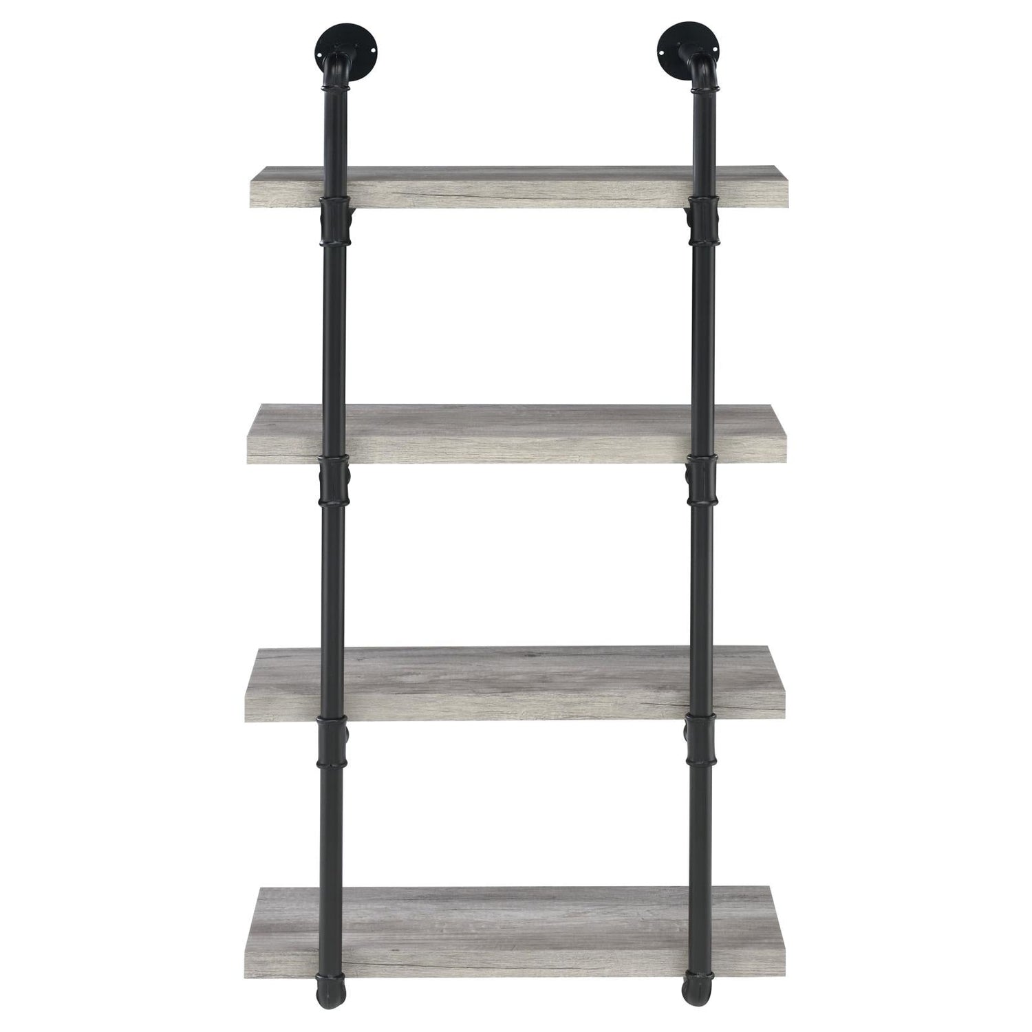 Elmcrest 24-inch Wall Shelf Black/Gray Driftwood - 804416 - Bien Home Furniture & Electronics