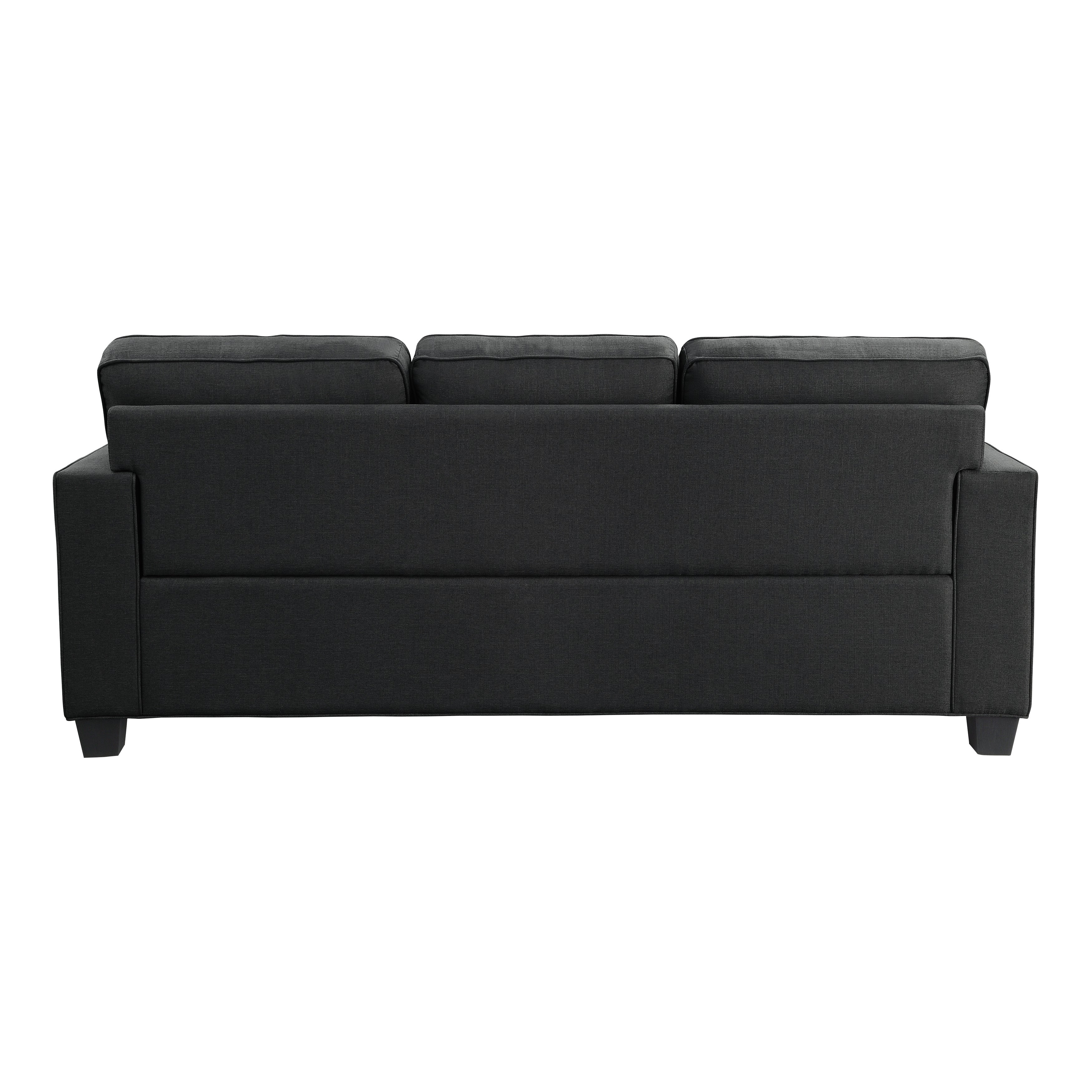 Elmont Black Sofa - 9327BK-3 - Bien Home Furniture & Electronics