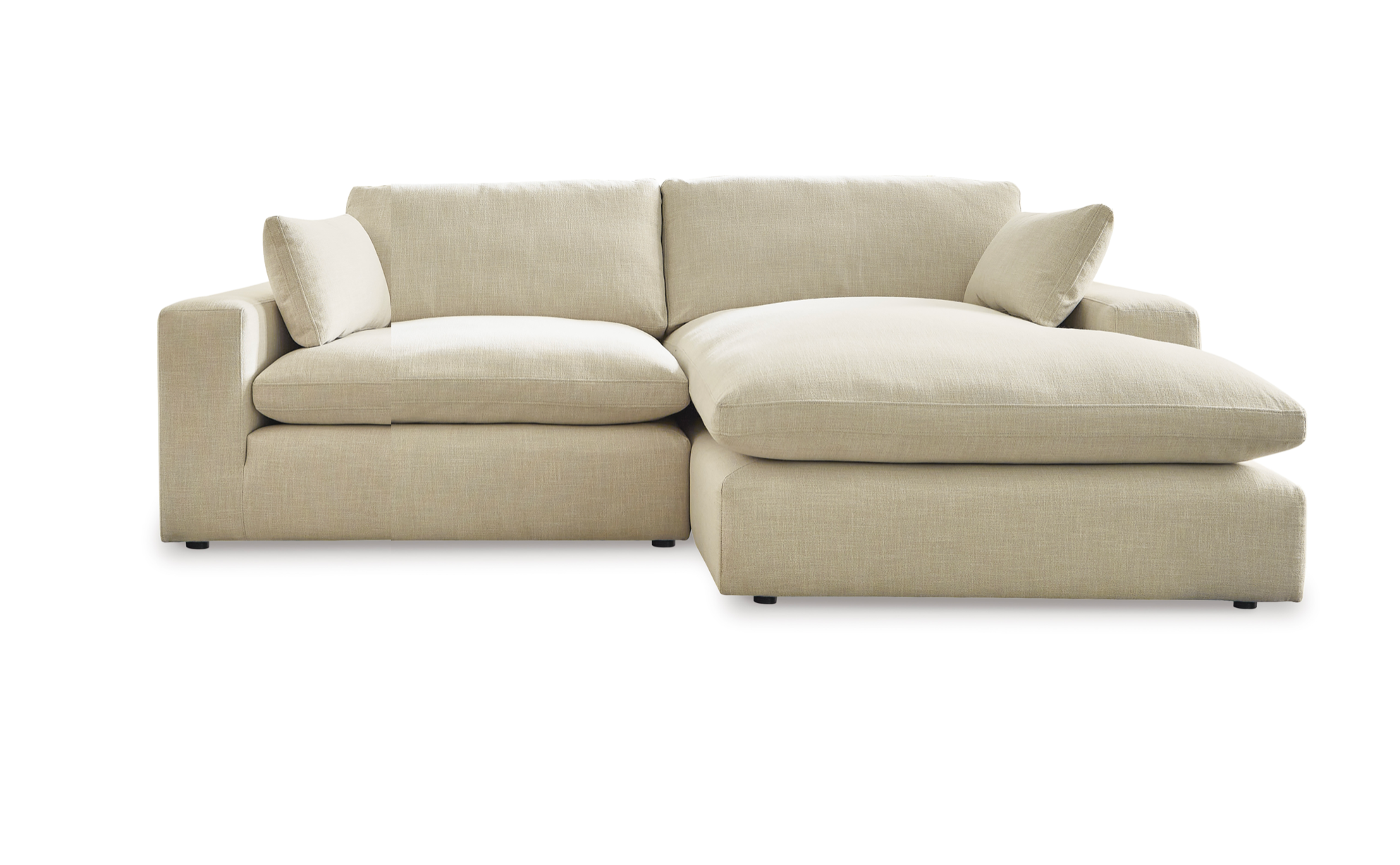Elyza Linen 2-Piece RAF Chaise Sectional - SET | 1000617 | 1000664 - Bien Home Furniture & Electronics