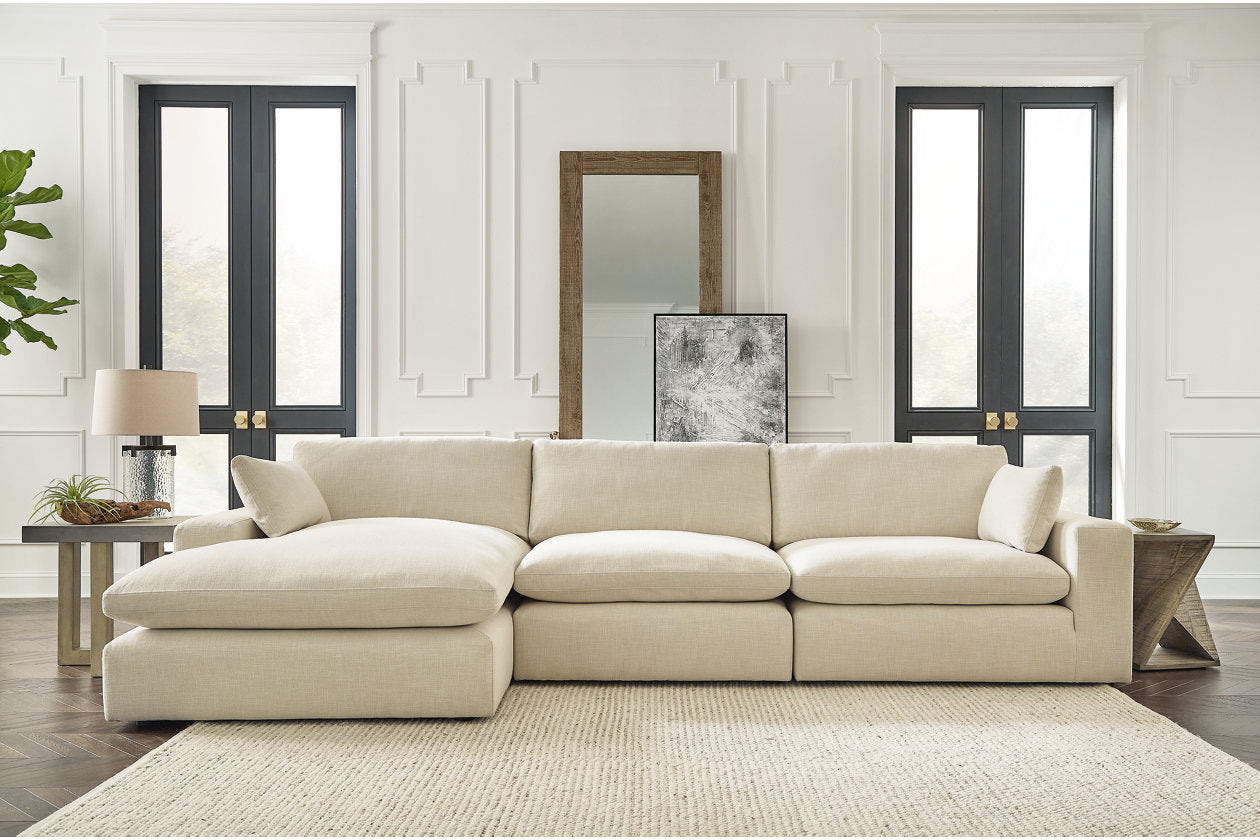 Elyza Linen LAF Sofa Chaise - SET | 1000616 | 1000665 | 1000646 | 1000608 - Bien Home Furniture & Electronics